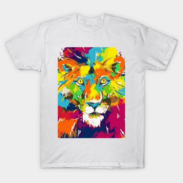 a lion's den brush T-Shirt by Pixel Poetry